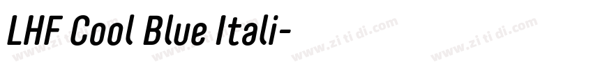 LHF Cool Blue Itali字体转换